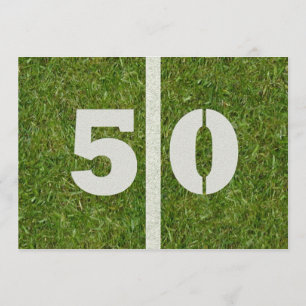 Invitation cinquantième Fête d'anniversaire !