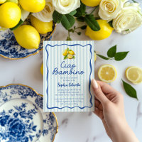 Cio Bambino Whimsical Italien Lemons Baby shower