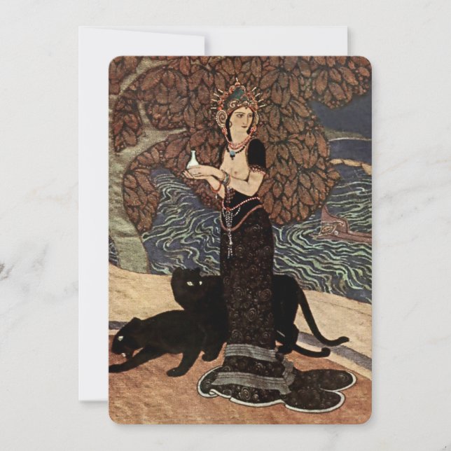 Invitation « Circé l'enchanteresse » par Edmund Dulac (Devant)