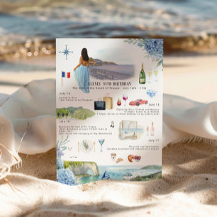 Invitation Circuit de week-end d'anniversaire   Sud de la Fra