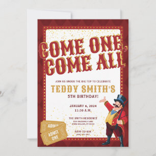 Invitation Circus Party