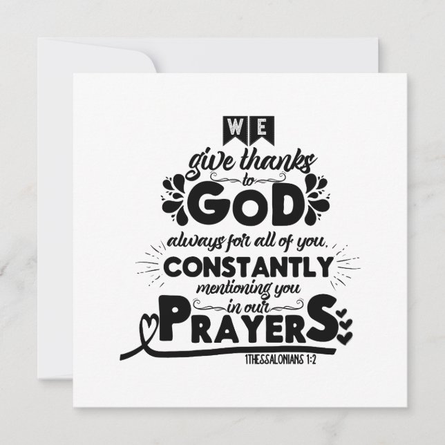 Invitation Citation biblique (Devant)