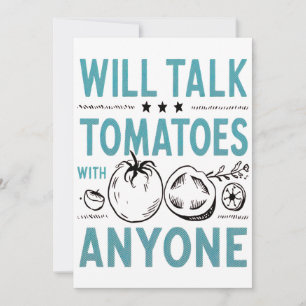 Invitation Citation Funny Cherry Tomato Parlera Tomates