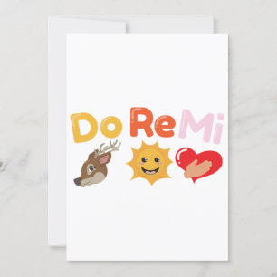 Invitation Citations Amusantes Do Re Mi Song Music - Idée Cad