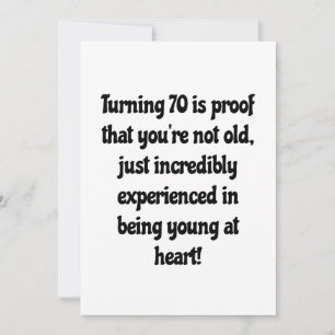Invitation Citations pour les 70 ans