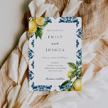 Invitation Citron Citrus Positano Mariage italien<br><div class="desc">Citron Citrus Positano Faire-part de mariage italienne</div>