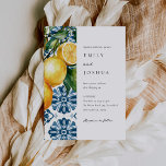 Invitation Citron Citrus Positano Mariage italien<br><div class="desc">Citron Citrus Positano Faire-part de mariage italienne</div>
