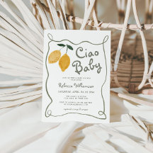 Citron Italien Amalfi Baby shower neutre