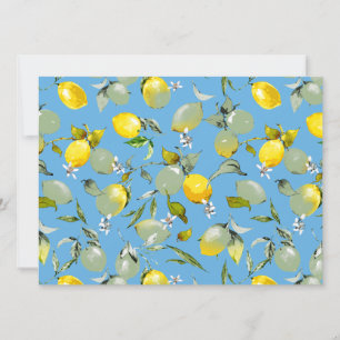 Invitation citrons aquarelle 27