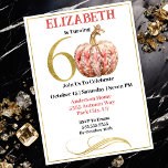 Invitation Citrouille à bijoux Glamor 60e anniversaire<br><div class="desc">Citrouille Bijoux Glamor 60e Anniversaire Invitation Pour Femmes. Il Est Facile De Changer L'Exemple De Texte En Vous Propre En Cliquant Sur Personnaliser. Cliquez Sur Personnaliser/Modifier Avec L'Outil De Création Pour Modifier Le Type De Police, La Couleur De Police, La Taille De Police, Ou Pour Modifier/Supprimer/Ajouter Du Texte Ou Des...</div>