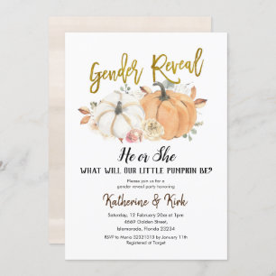 Invitation Citrouille Automne Genre Reveillez Party Invitatio