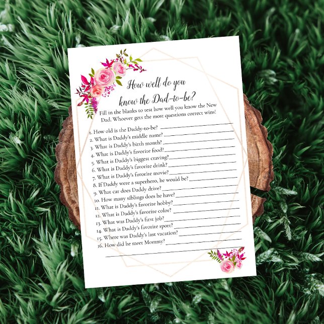 Invitation Citrouille Baby shower Qui Connaît Papa Meilleur J (Créateur téléchargé)