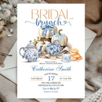 Citrouille Chinoiserie Bridal Brunch Fête des mari