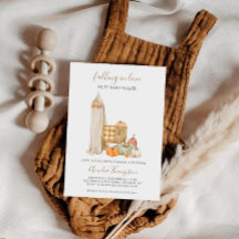 Citrouille d'automne Baby shower d'infirmières neu