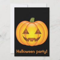 Citrouille de Halloween de dessin animé mignon Fêt