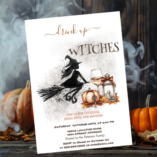 Invitation Citrouille de lanterne d'arc de sorcière Halloween (Créateur téléchargé)