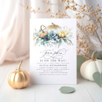 Citrouille est sur la voie Succulents Baby shower 