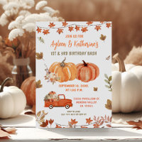 Citrouille Fête d'automne des frères et soeurs