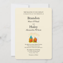 Invitation Citrouille mariage de automne
