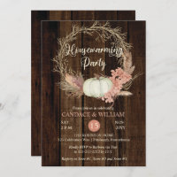 Citrouille Russe Pampas Wreath Fête de réchauffeme