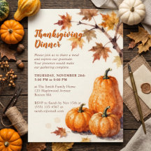 Citrouilles aquarelles rustiques automne Action de