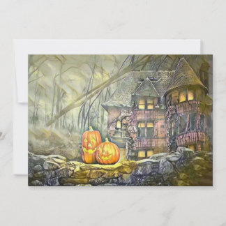 Invitation Citrouilles d'automne vintage couleurs d'automne a