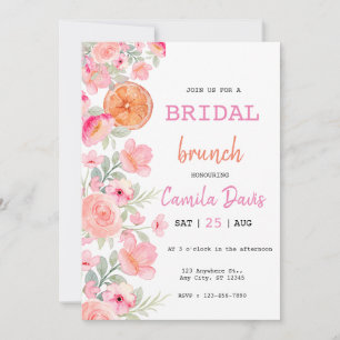 Invitation  Citrus Bridal Brunch
