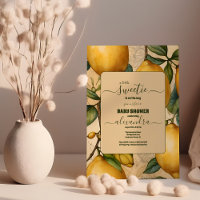 Citrus citron Baby shower neutre