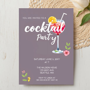 Invitation Citrus Summer Cocktail Party