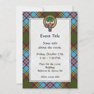 Invitation Clan Anderson Crest