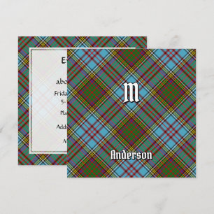 Invitation Clan Anderson Tartan