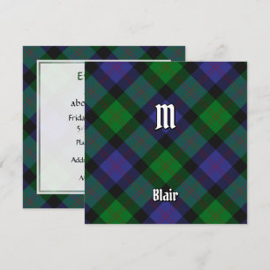 Invitation Clan Blair Tartan