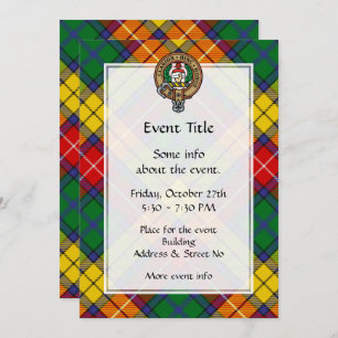 Invitation Clan Buchanan Crest