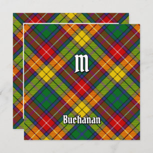 Invitation Clan Buchanan Tartan