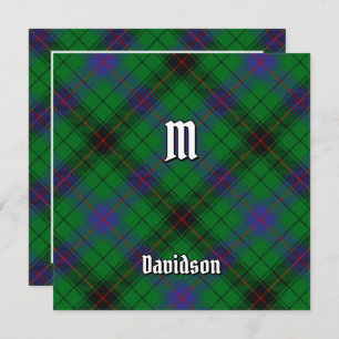Invitation Clan Davidson Tartan