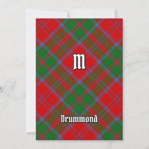 Invitation Clan Drummond Tartan