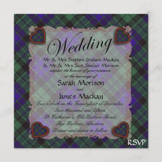 Invitation Clan écossais Mackay tartan - Plaid