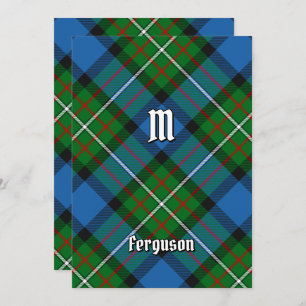 Invitation Clan Ferguson Tartan