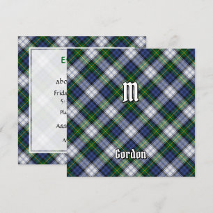 Invitation Clan Gordon habille Tartan