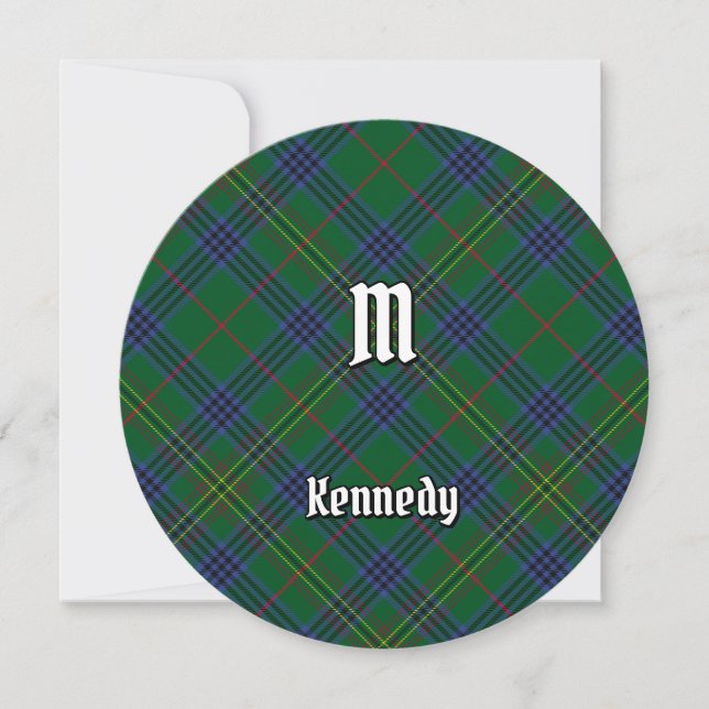 Invitation Clan Kennedy Tartan (Devant)