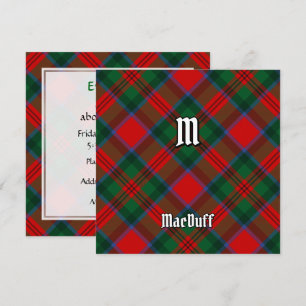 Invitation Clan MacDuff Tartan