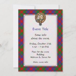 Invitation Clan MacGowan Crest