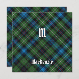 Invitation Clan MacKenzie Tartan