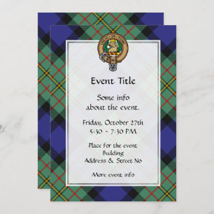 Invitation Clan MacLaren Crest