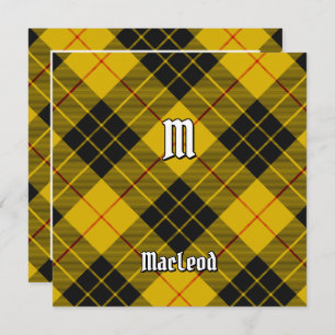 Invitation Clan Macleod de Lewis Tartan