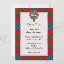 Clan Sinclair Crest sur Tartan