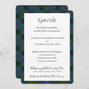Invitation Clan Tartan Scottish Plaid
