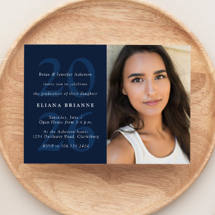 Invitation Class of 2023 classic photo graduation party