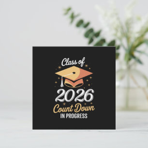Invitation Classe 2026 compte à rebours en cours Personnalisé