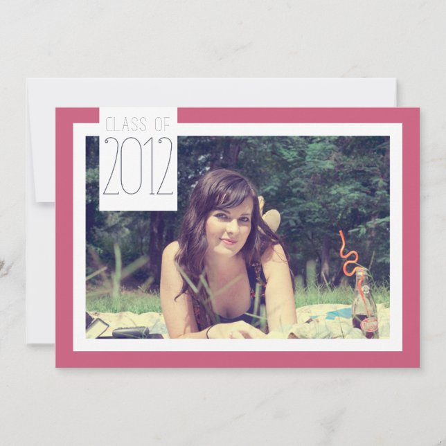 Invitation Classe de 2012 - célébration d'obtention du (Devant)